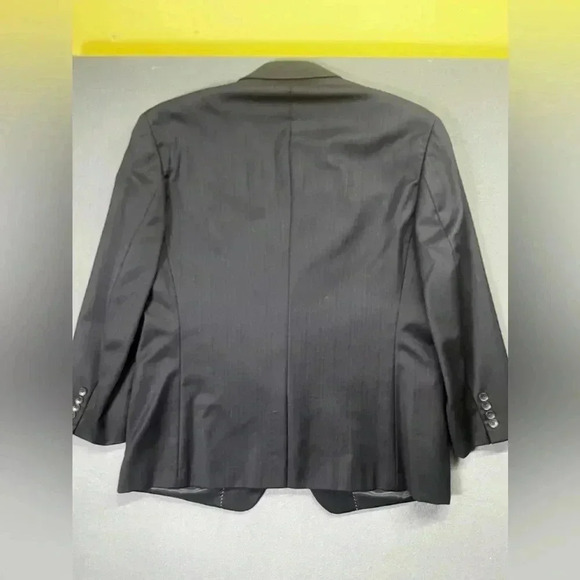 Perry Ellis Portfolio Blazer Sports Coat Men’s 44S Dark Navy 100% Wool Casual - Picture 8 of 8